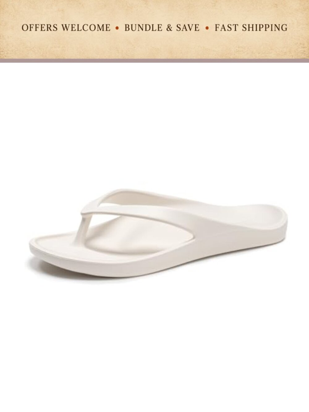 Arch Support Flip Flops Waterproof EVA Orthopedic Sandals Slip On
